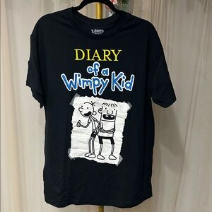 Diary of a Wimpy Kid Black Graphic Tee